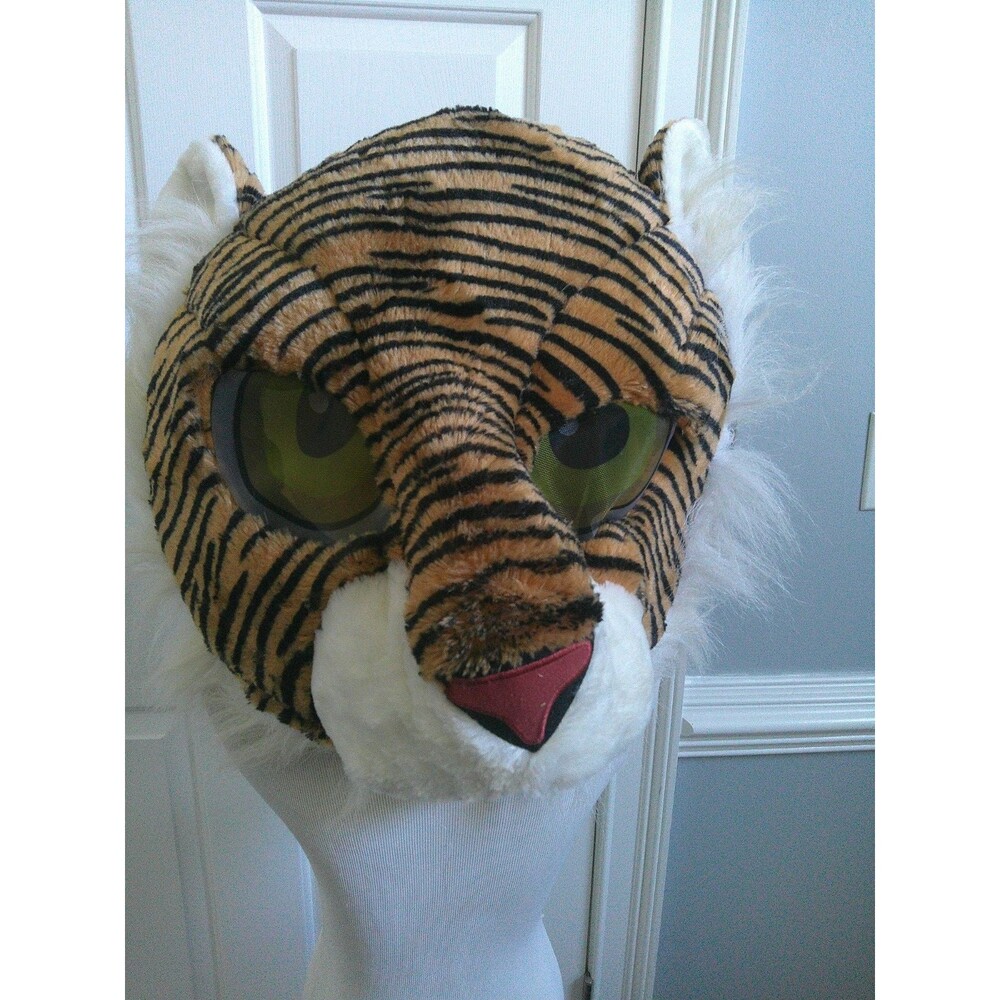 Tiger Mascot Mask Dan Dee Collector's Choice Big Greeter Head 16" Halloween
